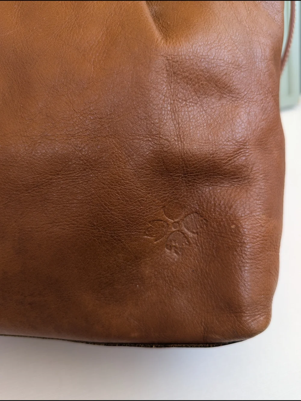 Vintage Patricia Nashfull-grain leather tote bag